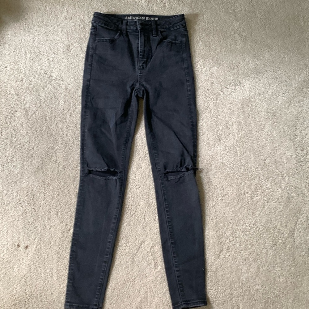 AMERICAN EAGLE OUTFITTERS super stretch Hi- Rise jegging, SIZE 2.